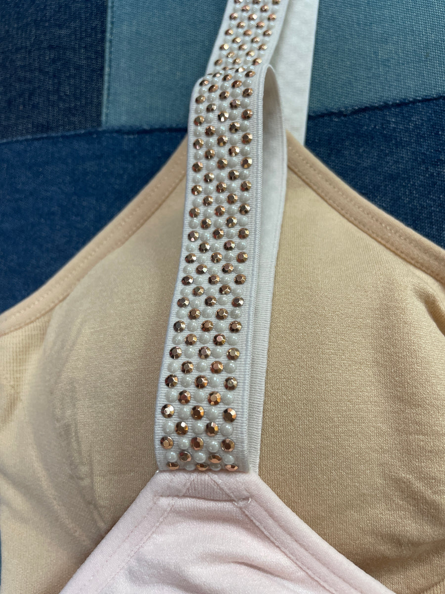 Strapits Bra Pearl & Gold Stud Collection Jeaneration Boutique