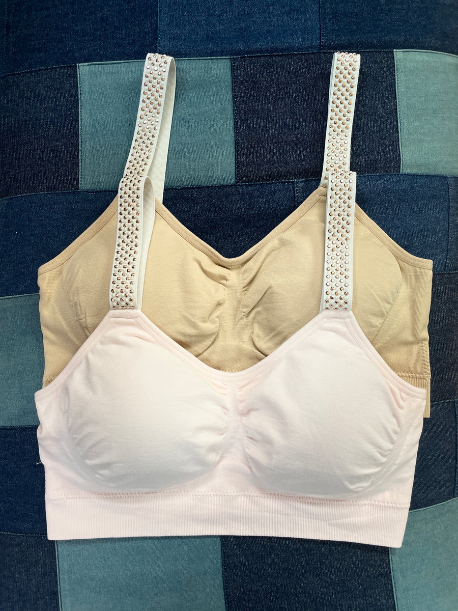 Strapits Bra Pearl & Gold Stud Collection Jeaneration Boutique
