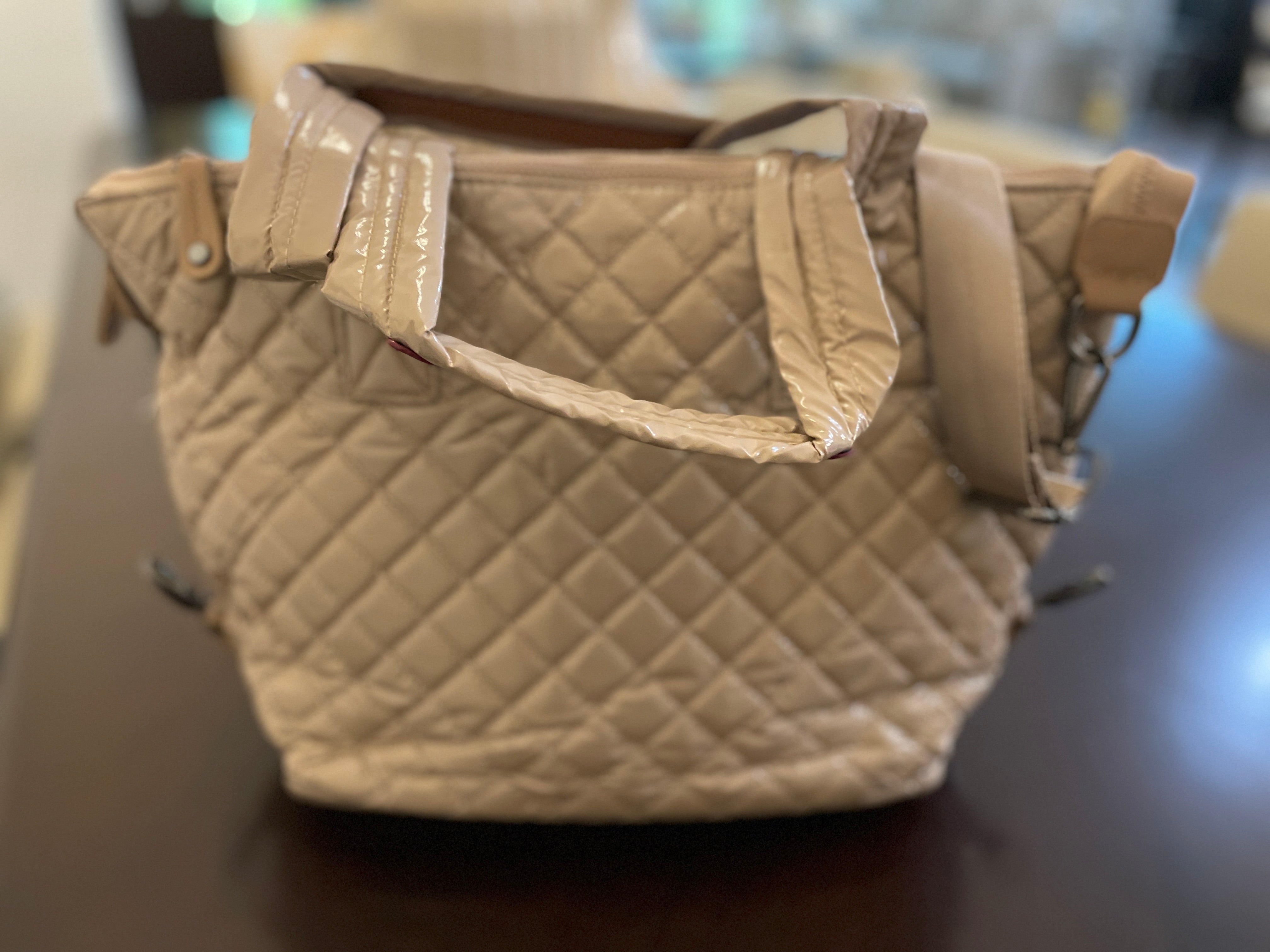 Large Quilted Tote Bag