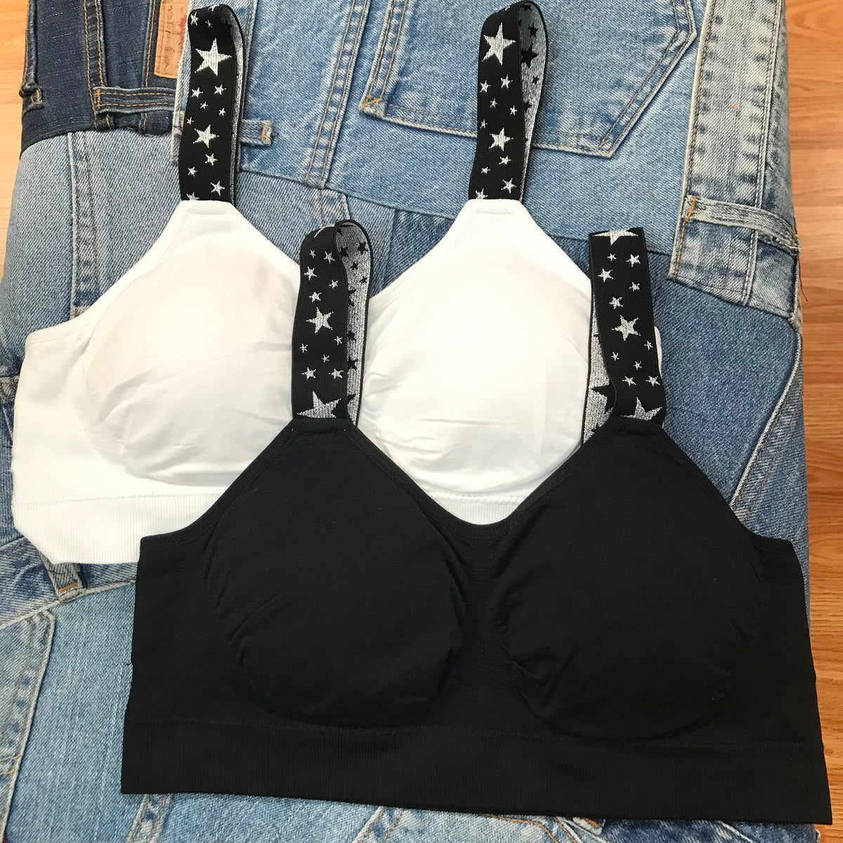 Strapits Bra Metallic Silver Star Collection Jeaneration Boutique