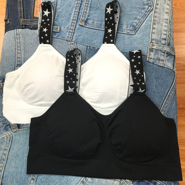 Strap-its Bra Metallic Silver Star Collection – Jeaneration Boutique